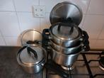 BK Pannenset 8-delig, Ophalen of Verzenden, Gebruikt, Rvs, Pannenset