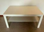 Ikea houten salontafel bijzettafel tafel met legplank wit, 50 tot 100 cm, Minder dan 50 cm, Modern, Zo goed als nieuw