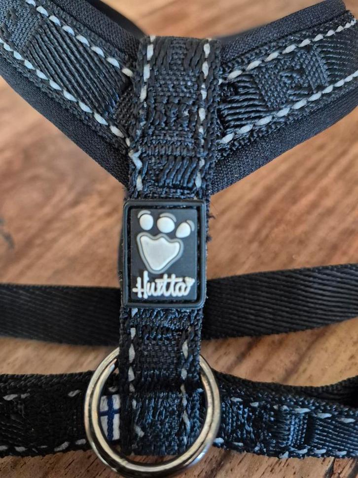 Hutta, Y tuigje, kleinste maat, Dieren en Toebehoren, Hondenhalsbanden en Penningen, Zo goed als nieuw, Ophalen