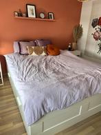 Brimnes bed Ikea, Huis en Inrichting, Slaapkamer | Bedden, Ophalen, Gebruikt, Wit, Tweepersoons