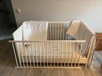IKEA Solgul baby/-peuterbed met matras, deken & 5xbeddengoed, Ledikant, Gebruikt, Ophalen