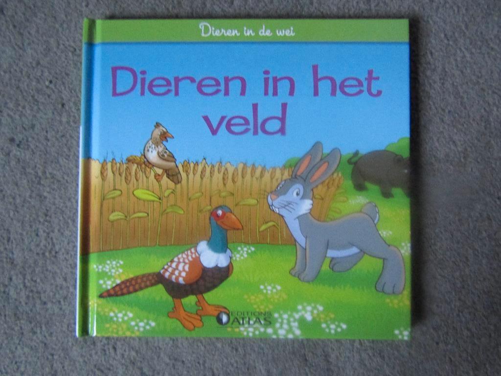 Boek: Dieren in de wei - Dieren in het veld, Boeken, Kinderboeken | Jeugd | onder 10 jaar, Gelezen, Editions Atlas, Fictie algemeen