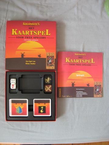 De KOLONISTEN van CATAN het KAARTSPEL voor twee spelers beschikbaar voor biedingen