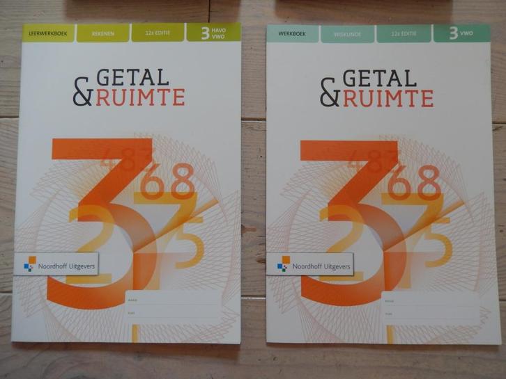 * Nieuw Getal & ruimte werkboek wiskunde 3 VWO12e editie, Boeken, Schoolboeken, Zo goed als nieuw, Wiskunde A, VWO, Ophalen of Verzenden