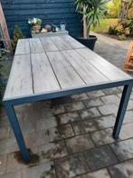 Tuintafel aluminium keramiek, Tuin en Terras, Tuintafels, Ophalen, Gebruikt, Rechthoekig, Aluminium