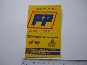 sticker oud V&D Vroom dreesmann enschede Diekman stadion beschikbaar voor biedingen