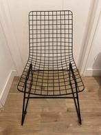 HKliving Wire stoel - zwart, Ophalen, Zo goed als nieuw, Zwart, Eén