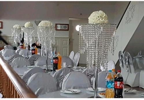 middenstuk  kandelaar decoratie bruiloft, Hobby en Vrije tijd, Feestartikelen, Zo goed als nieuw, Versiering, Geboorte of Huwelijk
