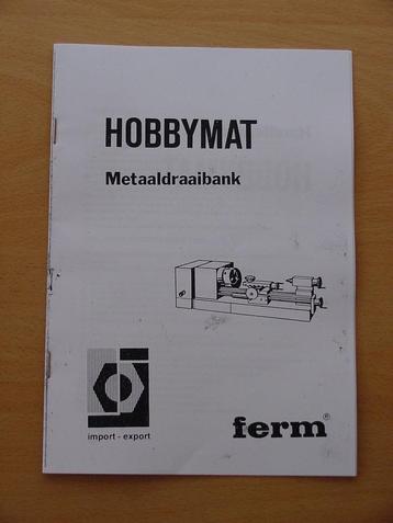 Hobbymat MD 65 + BFE 65 instruktie handleidingen