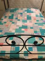 Handmade patchwork dekbedovertrek katoen 2.00x2.40, Ophalen of Verzenden, Zo goed als nieuw, Tweepersoons, Dekbedovertrek