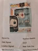 Signed daryl and dog funko pop with coa., Verzamelen, Ophalen, Zo goed als nieuw, Actiefiguur of Pop