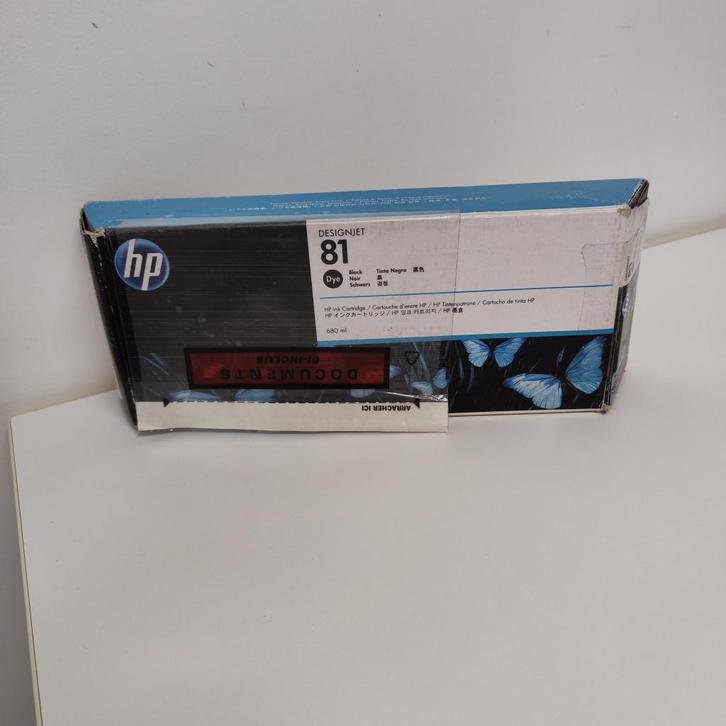 HP 81 (C4930A) inktcartridge zwart (origineel), Computers en Software, Printerbenodigdheden, Nieuw, Cartridge, Ophalen of Verzenden