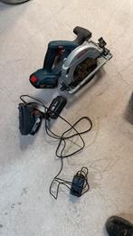 bosch blauw proffesional serie circelzaag gks 18v, Gebruikt, Cirkelzaag, Verzenden, 600 tot 1200 watt