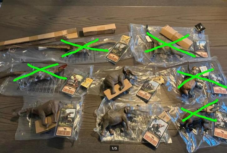 EOFauna prehistorische diermodellen, Verzamelen, Poppetjes en Figuurtjes, Nieuw, Ophalen of Verzenden