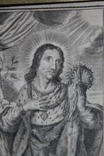 Antieke franse 18e eeuwse gravure Ludovicus, Antiek en Kunst, Ophalen