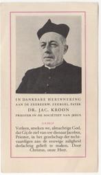 Pater Jacobus Kroon 1885 Den Haag + 1953 Maastricht, 67 jr, Verzenden
