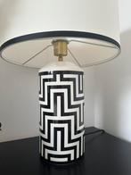 Design Tafellamp Keramiek Zwart-Wit 35cm, Huis en Inrichting, Lampen | Tafellampen, Overige materialen, Nieuw, Ophalen of Verzenden
