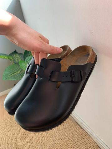 Birkenstock Boston 40 leren klompen muiltjes sandalen beschikbaar voor biedingen