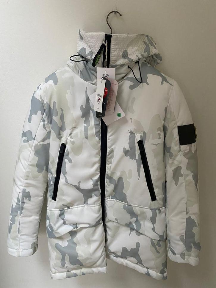 Warme heren parka Rossignol maat 48, Kleding | Dames, Jassen | Winter, Nieuw, Maat 38/40 (M), Wit, Ophalen of Verzenden