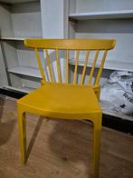 Set van 4 gele stoelen – €80, Ophalen, Overige kleuren, Kunststof, Twee