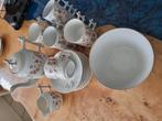 Paars bloem, Antiek en Kunst, Antiek | Servies los, Ophalen of Verzenden