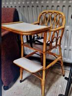 vintage ROTAN kinderstoel, Kinderen en Baby's, Kinderstoelen, Ophalen of Verzenden, Gebruikt, Overige typen