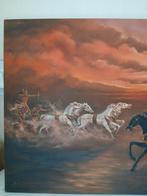 India Schilderij Krishna Arjuna strijdwagen hindoe epos, Ophalen