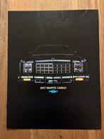 1977 Chevrolet Monte Carlo brochure, Boeken, Verzenden, Zo goed als nieuw, Chevrolet