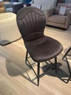 Set van 3 Barstoelen stof Antraciet barkrukken, Huis en Inrichting, Barkrukken, 3 krukken, Ophalen, Nieuw, 60 tot 90 cm