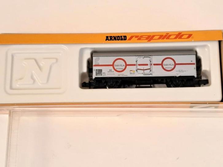 Arnold koelwagon Transfesa, art. 4561, Hobby en Vrije tijd, Modeltreinen | N-Spoor, Zo goed als nieuw, Wagon, Gelijkstroom, Arnold
