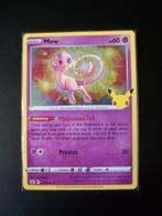 5906 (11/25) nieuwe pokemonkaart MEW HOLO RARE 25th Ann., Verzenden, Nieuw, Losse kaart, Foil