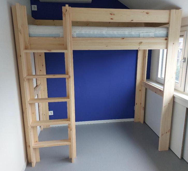 NIEUW Hoogslaper of stapelbed incl. goed matras én MONTAGE, Kinderen en Baby's, Kinderkamer | Stapelbedden en Hoogslapers, Nieuw