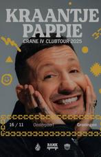 2 tickets kraantje pappie groningen 16-11, Tickets en Kaartjes, Twee personen