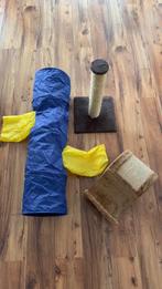 kattentunnel en krabpalen, Dieren en Toebehoren, Katten-accessoires, Ophalen, Zo goed als nieuw