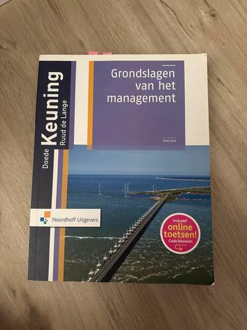 Grondslagen van het management beschikbaar voor biedingen