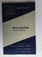 DE TWEE PROVINCIËN, ROTTERDAM, DIENSTREG. 16 OKTOBER 1960, Ophalen of Verzenden, Gebruikt, Bus of Metro, Kaart of Prent