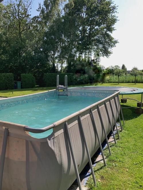 Zwembad 250x500x120, Tuin en Terras, Zwembaden, Gebruikt, Opzetzwembad, 120 cm of meer, 400 cm of meer, 200 tot 300 cm, Rechthoekig