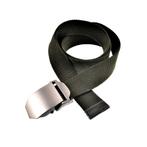 Canvas Riem Heren Vierkante Metalen Gesp Legergroen 4cmBreed, Overige kleuren, Birgitta-Gracht 33, 6465 EL Kerkrade, Nederland