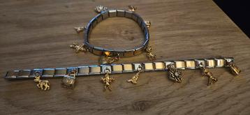 5 leuke handgemaakte bedel armbandjes € 12 perstuk beschikbaar voor biedingen