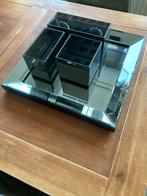 Eric kuster style spiegeldienblad met Waxinelichthouders, Ophalen, Zo goed als nieuw