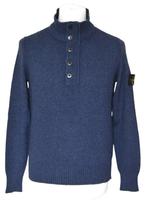 Nieuwe Stone Island gebreide trui, lambswool, blauw, Mt. M, Verzenden, Nieuw, Maat 48/50 (M), Blauw