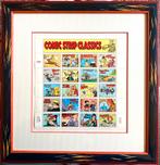 Comic Strip Classics Amerikaans postzegelvel ‘95 in lijst, Ophalen of Verzenden