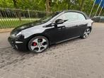 Volkswagen Golf cabrio 2.0 GTI 155KW 3D DSG 2013 Zwart, Auto's, Volkswagen, Stof, Zwart, 4 cilinders, 4 stoelen