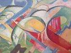 Franz Marc Het Lam Kubisme offset prent 1963, Antiek en Kunst, Verzenden