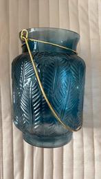 Blauw windlicht/lantaarn, Ophalen of Verzenden, Nieuw