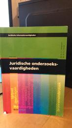 S.C. Huisjes - Juridische onderzoeksvaardigheden, Ophalen of Verzenden, Zo goed als nieuw, S.C. Huisjes; C.L. Hoogewerf, Sociale wetenschap