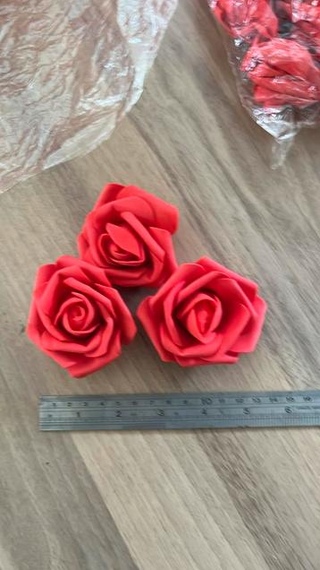 Foam Rozen 7,5 cm juf Roos - 150 stuks - Nieuw beschikbaar voor biedingen