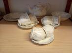 Royal Albert Satin Rose Theeservies, Antiek en Kunst, Antiek | Servies compleet, Ophalen of Verzenden