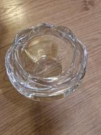 Waxinelichthouder loodkristal, Ophalen, Zo goed als nieuw, Rond, Overige materialen