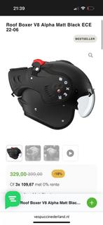 Roof Boxer V8 Alpha Matt Black, Motoren, Kleding | Motorhelmen, Ophalen of Verzenden, Tweedehands, Systeemhelm, Overige merken